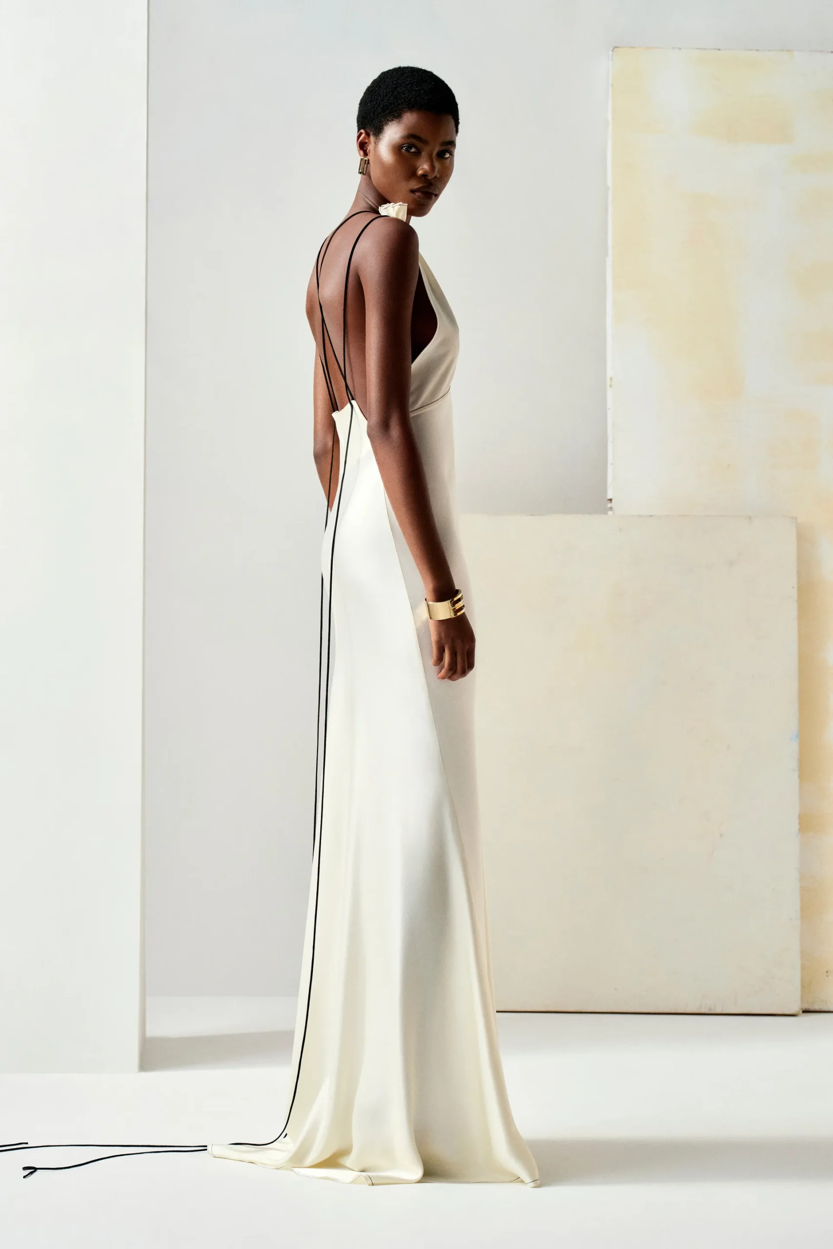 SATIN SILK DRESS