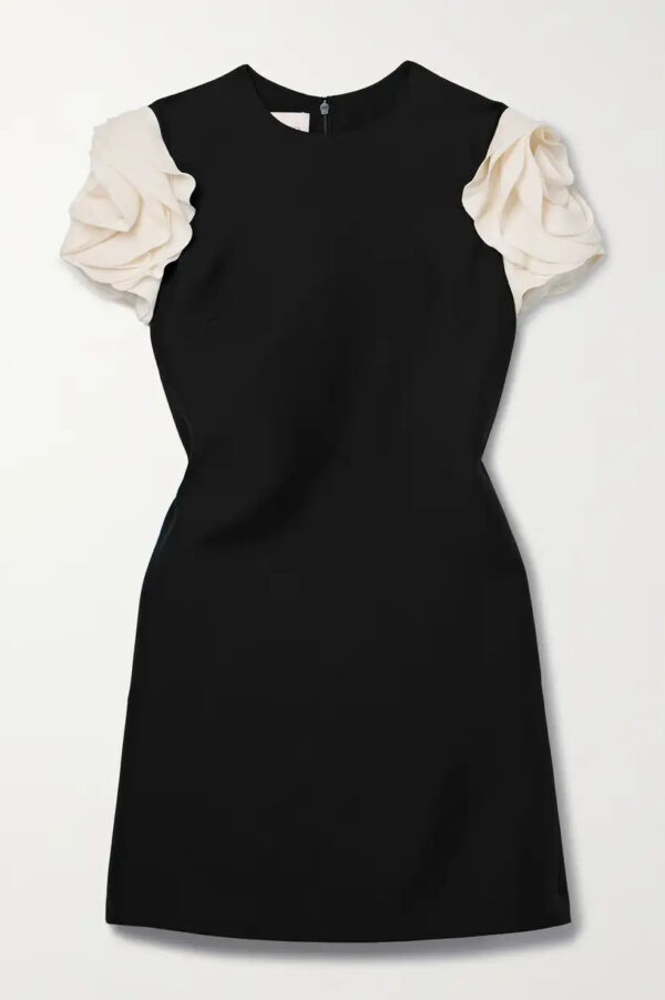 BLACK CADY DRESS